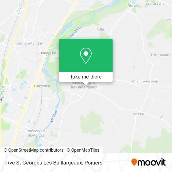 Rvc St Georges Les Baillargeaux map