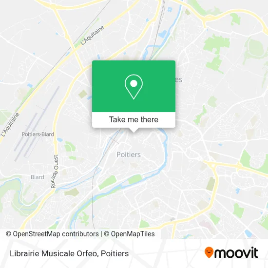 Librairie Musicale Orfeo map