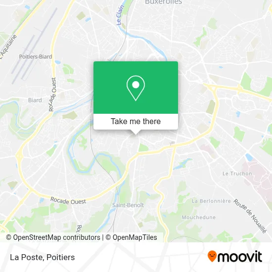 La Poste map