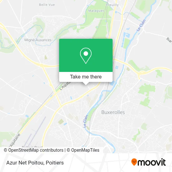 Azur Net Poitou map