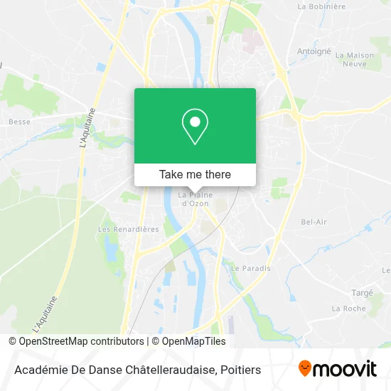 Académie De Danse Châtelleraudaise map