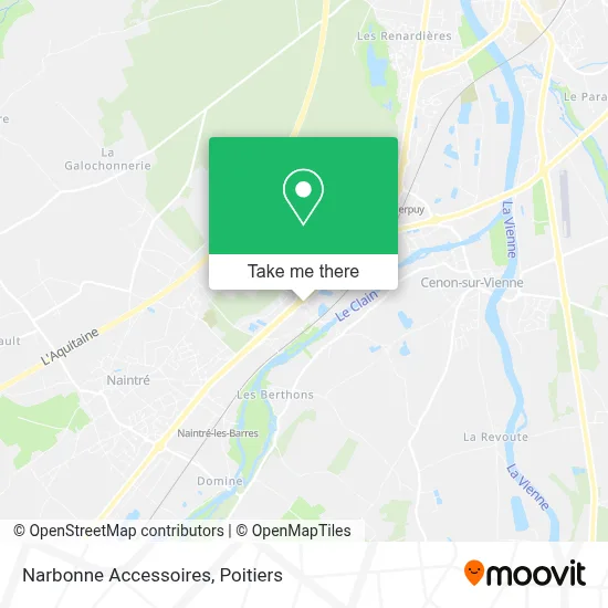 Narbonne Accessoires map