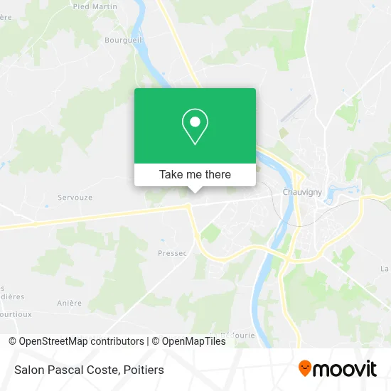 Salon Pascal Coste map