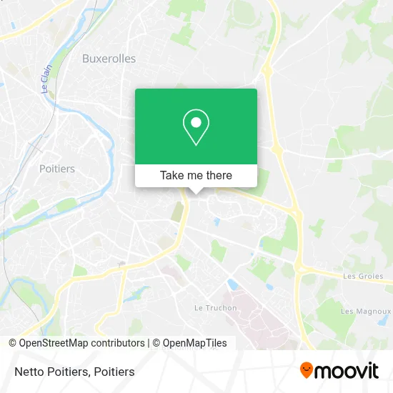 Netto Poitiers map