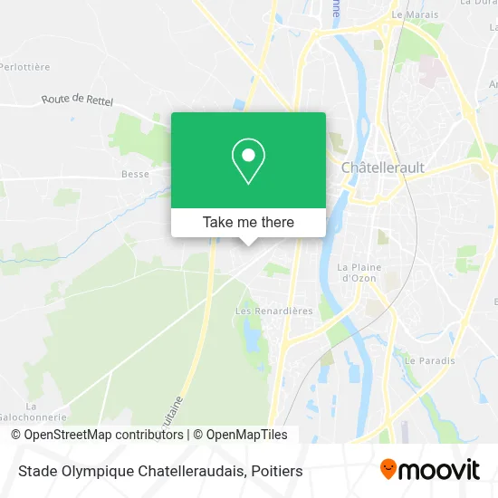 Stade Olympique Chatelleraudais map
