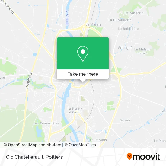 Cic Chatellerault map
