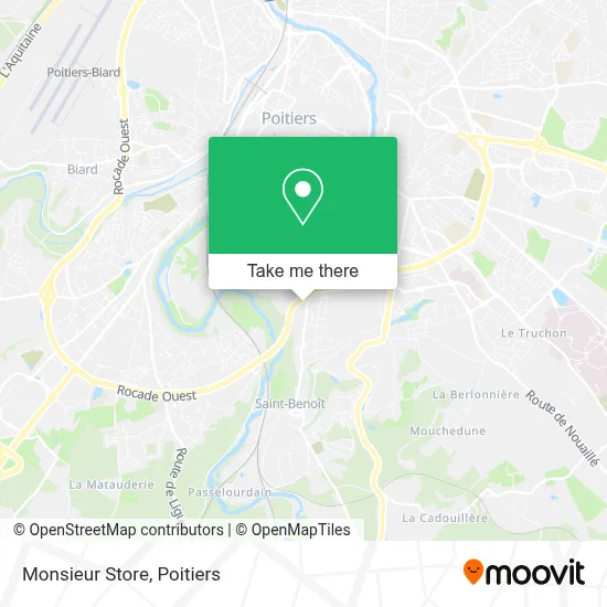 Monsieur Store map