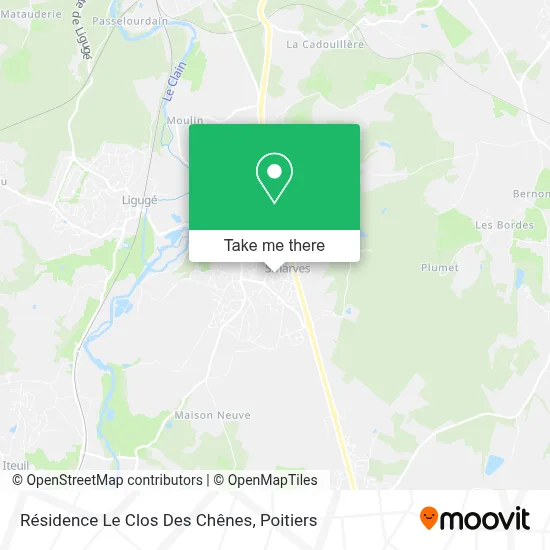 Résidence Le Clos Des Chênes map