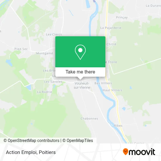 Action Emploi map