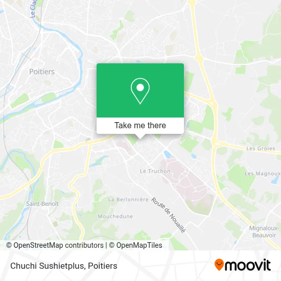 Chuchi  Sushietplus map