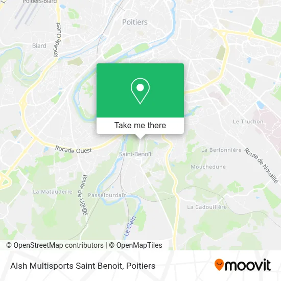 Alsh Multisports Saint Benoit map