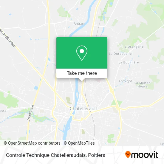 Controle Technique Chatelleraudais map