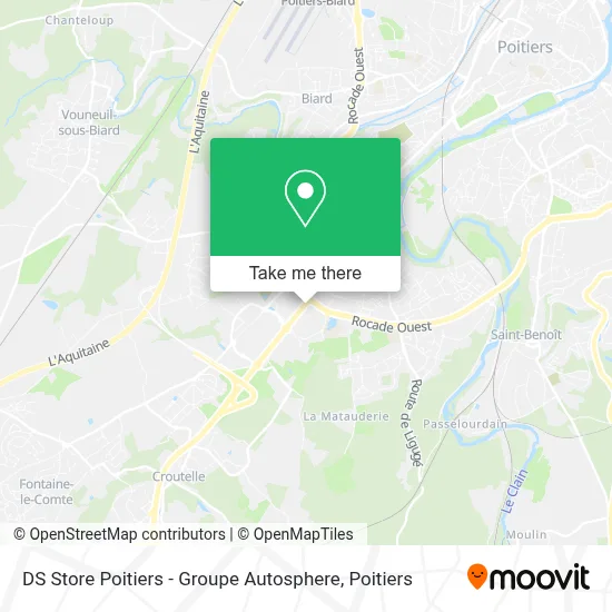 DS Store Poitiers - Groupe Autosphere map