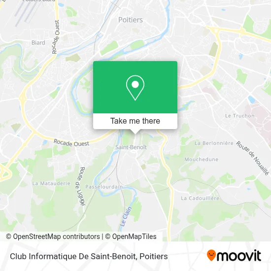 Club Informatique De Saint-Benoit map