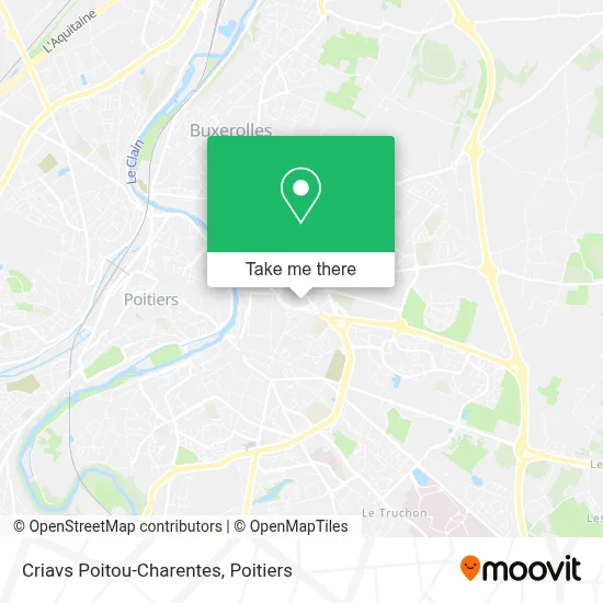 Criavs Poitou-Charentes map