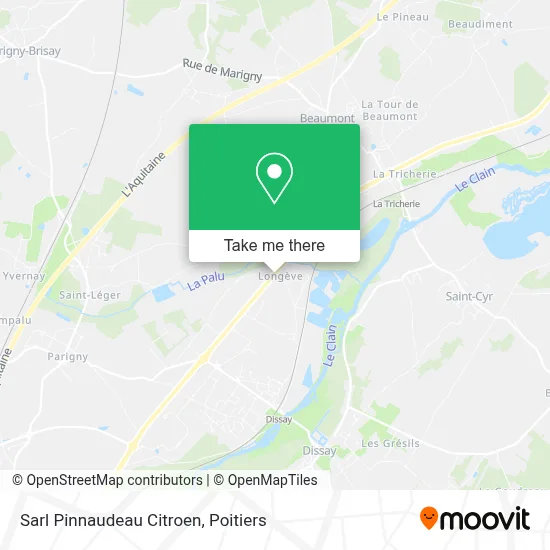 Sarl Pinnaudeau Citroen map