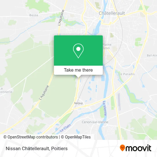 Nissan Châtellerault map