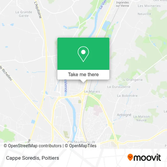Cappe Soredis map