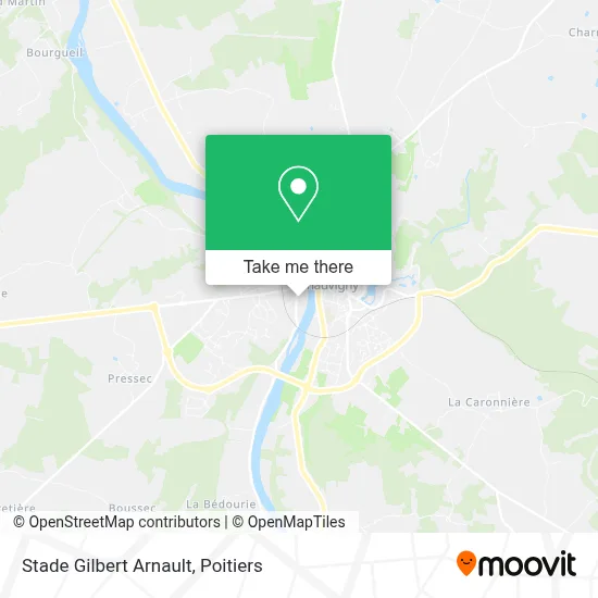Stade Gilbert Arnault map