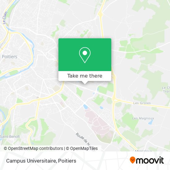 Campus Universitaire map