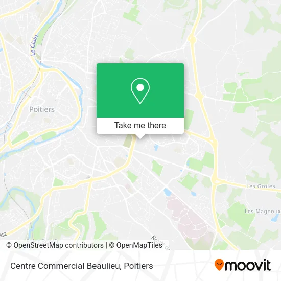 Centre Commercial Beaulieu map