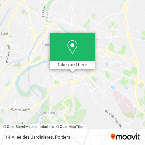 14 Allée des Jardinières map