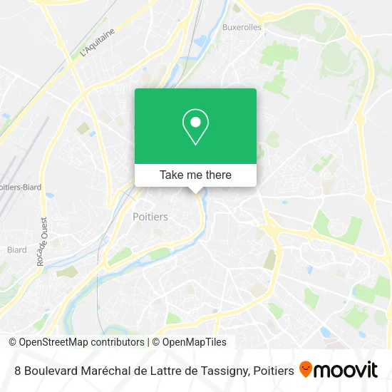 8 Boulevard Maréchal de Lattre de Tassigny map