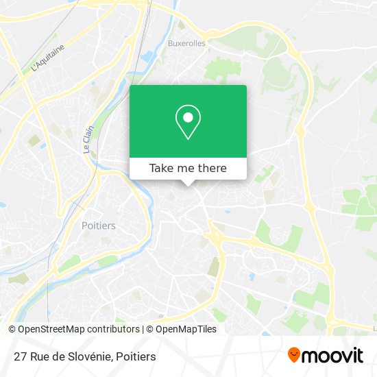 Mapa 27 Rue de Slovénie