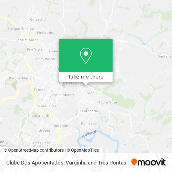 Clube Dos Aposentados map