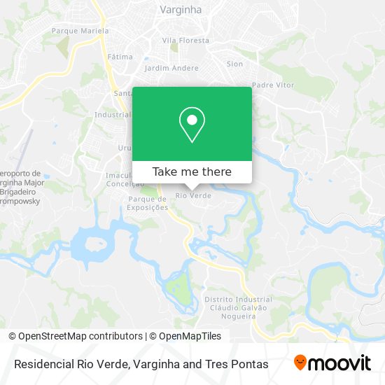 Residencial Rio Verde map