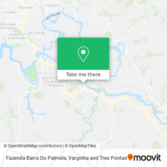 Fazenda Barra Do Palmela map