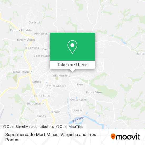 Supermercado Mart Minas map
