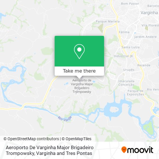 Aeroporto De Varginha Major Brigadeiro Trompowsky map