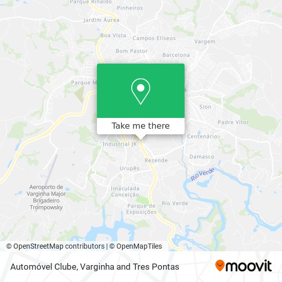 Automóvel Clube map