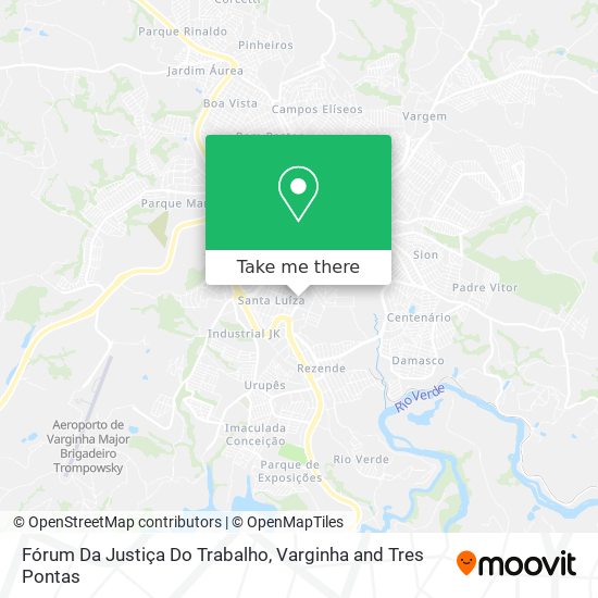 Fórum Da Justiça Do Trabalho map