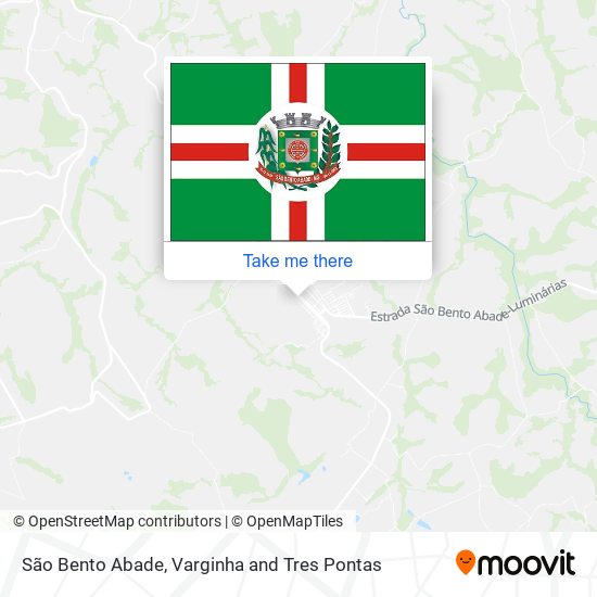 Mapa São Bento Abade