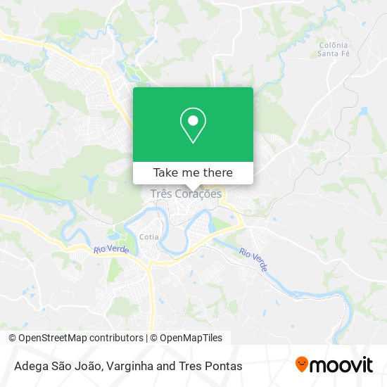 Adega São João map