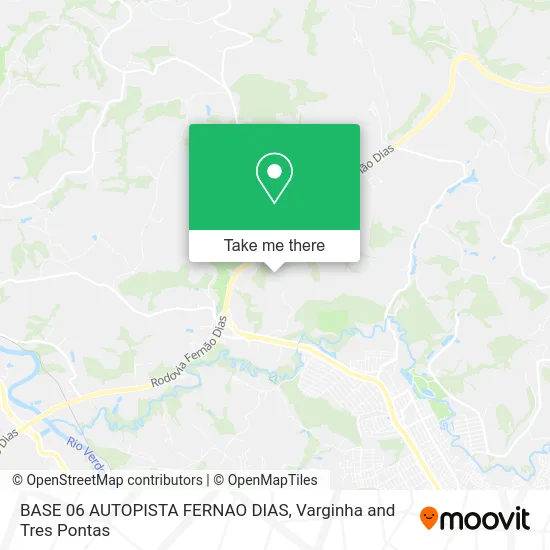 BASE 06 AUTOPISTA FERNAO DIAS map