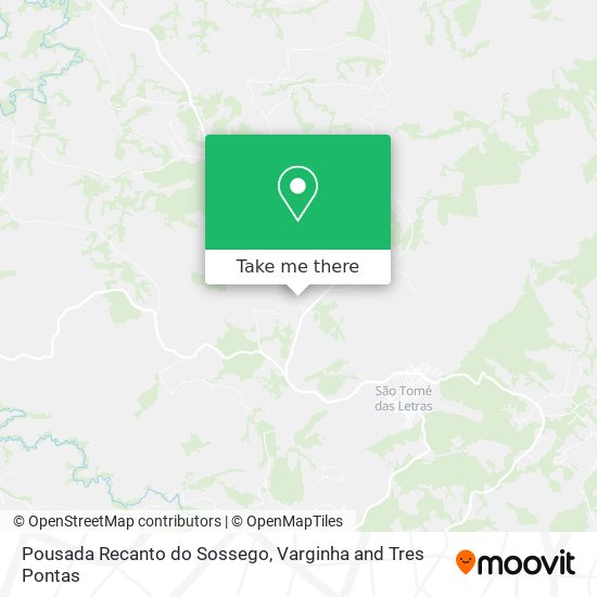 Pousada Recanto do Sossego map