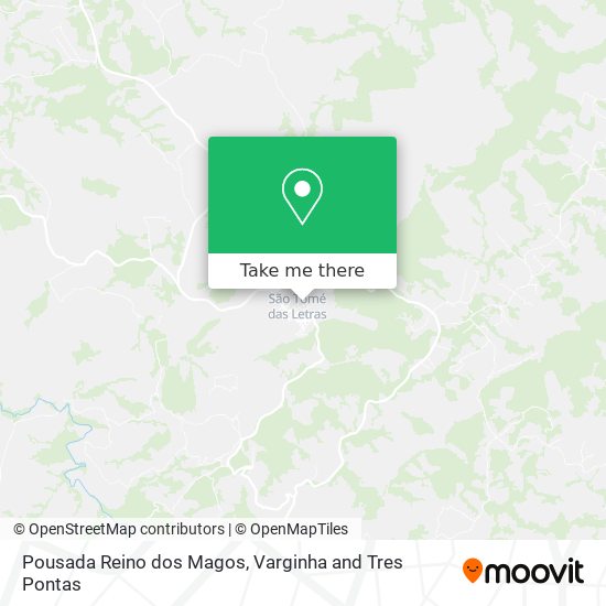 Pousada Reino dos Magos map