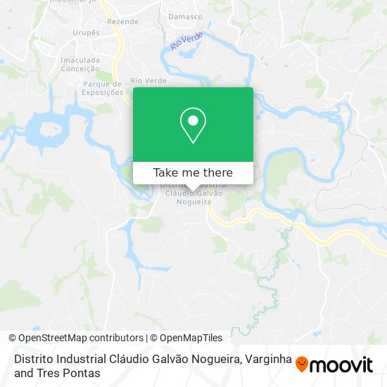 Distrito Industrial Cláudio Galvão Nogueira map