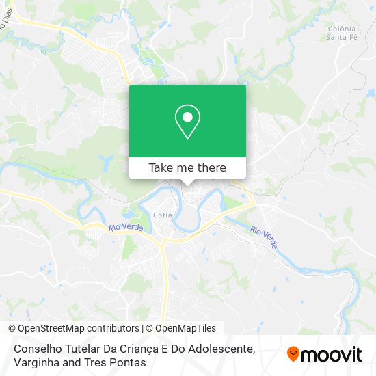 Conselho Tutelar Da Criança E Do Adolescente map
