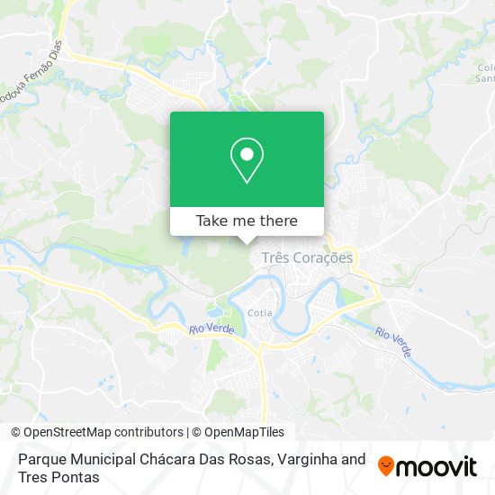 Parque Municipal Chácara Das Rosas map