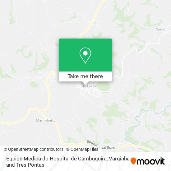 Equipe Medica do Hospital de Cambuquira map