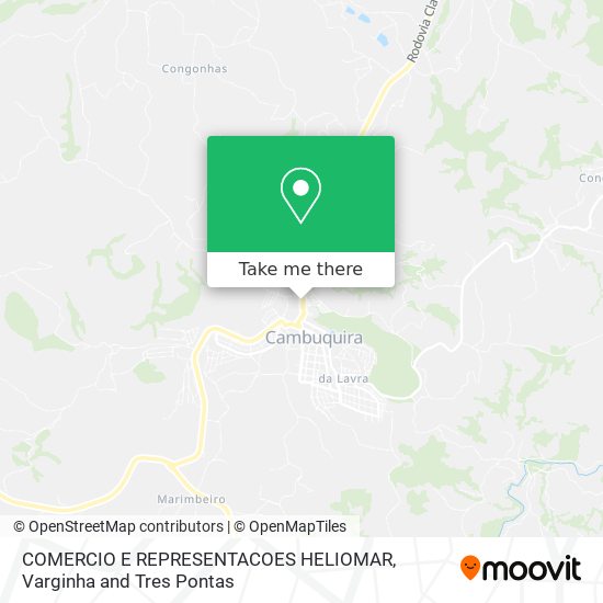 COMERCIO E REPRESENTACOES HELIOMAR map