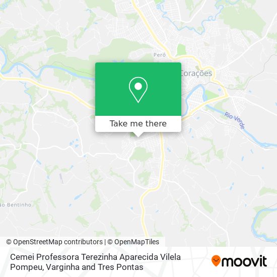 Cemei Professora Terezinha Aparecida Vilela Pompeu map