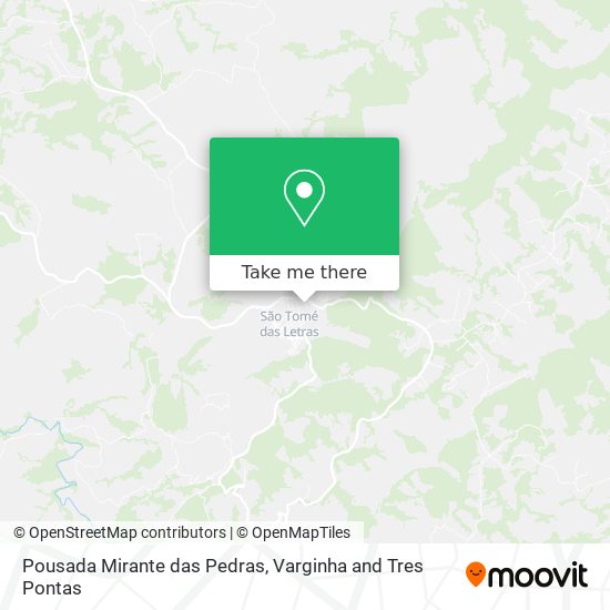 Pousada Mirante das Pedras map