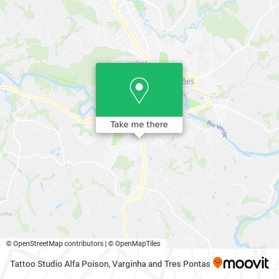 Tattoo Studio Alfa Poison map