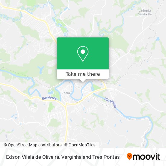 Edson Vilela de Oliveira map