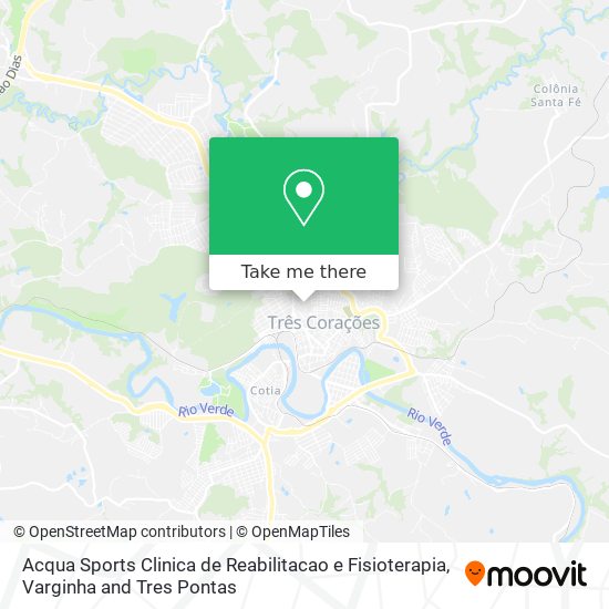 Acqua Sports Clinica de Reabilitacao e Fisioterapia map
